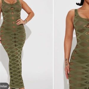 Seamless Maxi Dress - Olive